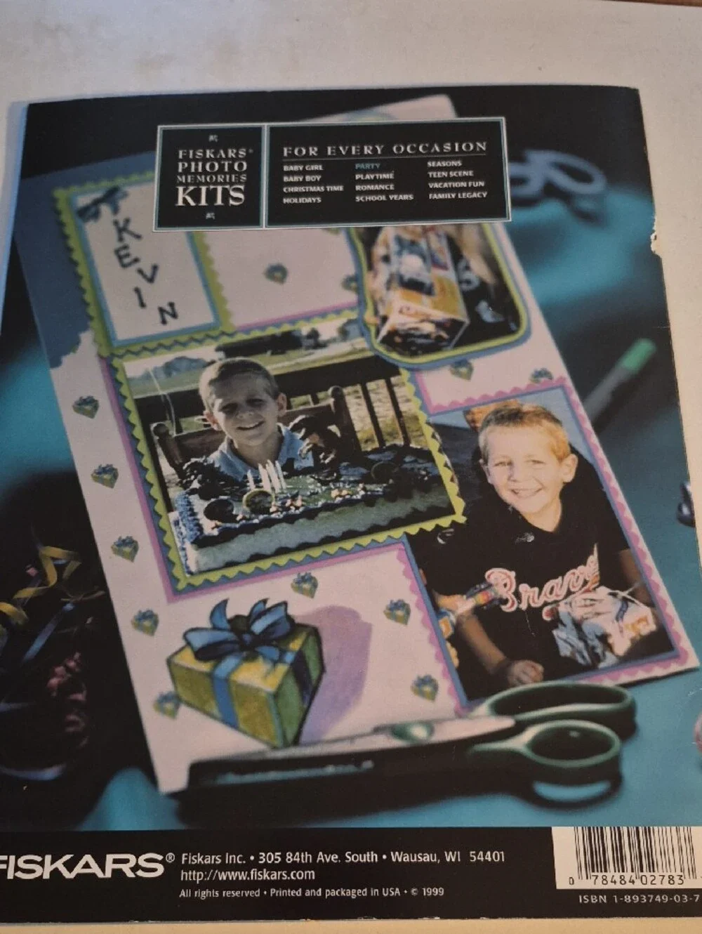 Fiskars Party Scrapbook Photo Memories Kit - C.1990s UNUSED